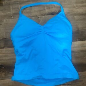 Blue Women's Halter Top